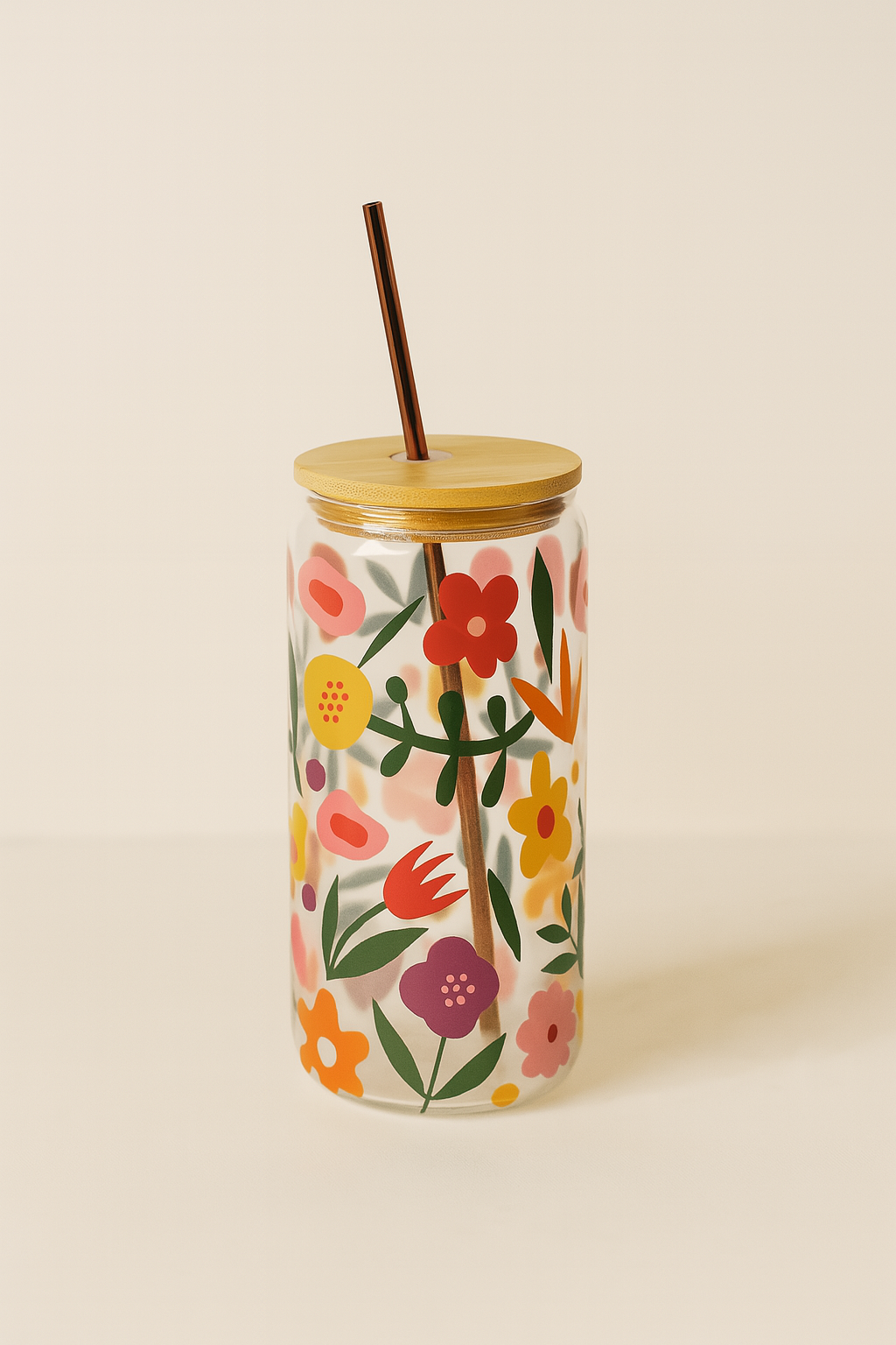 Tumbler en verre à motifs