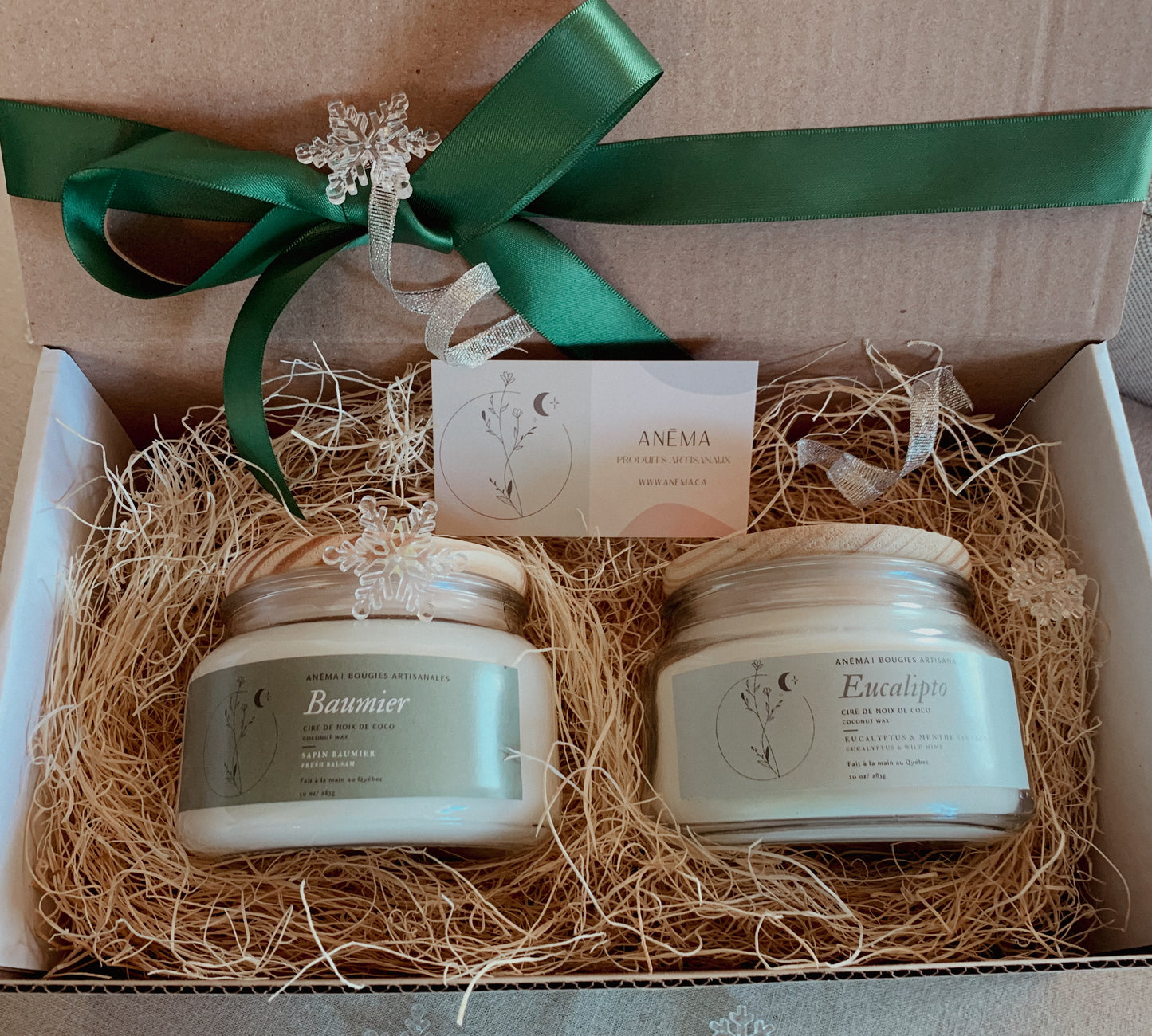 Boîte Cadeau - Duo de bougies