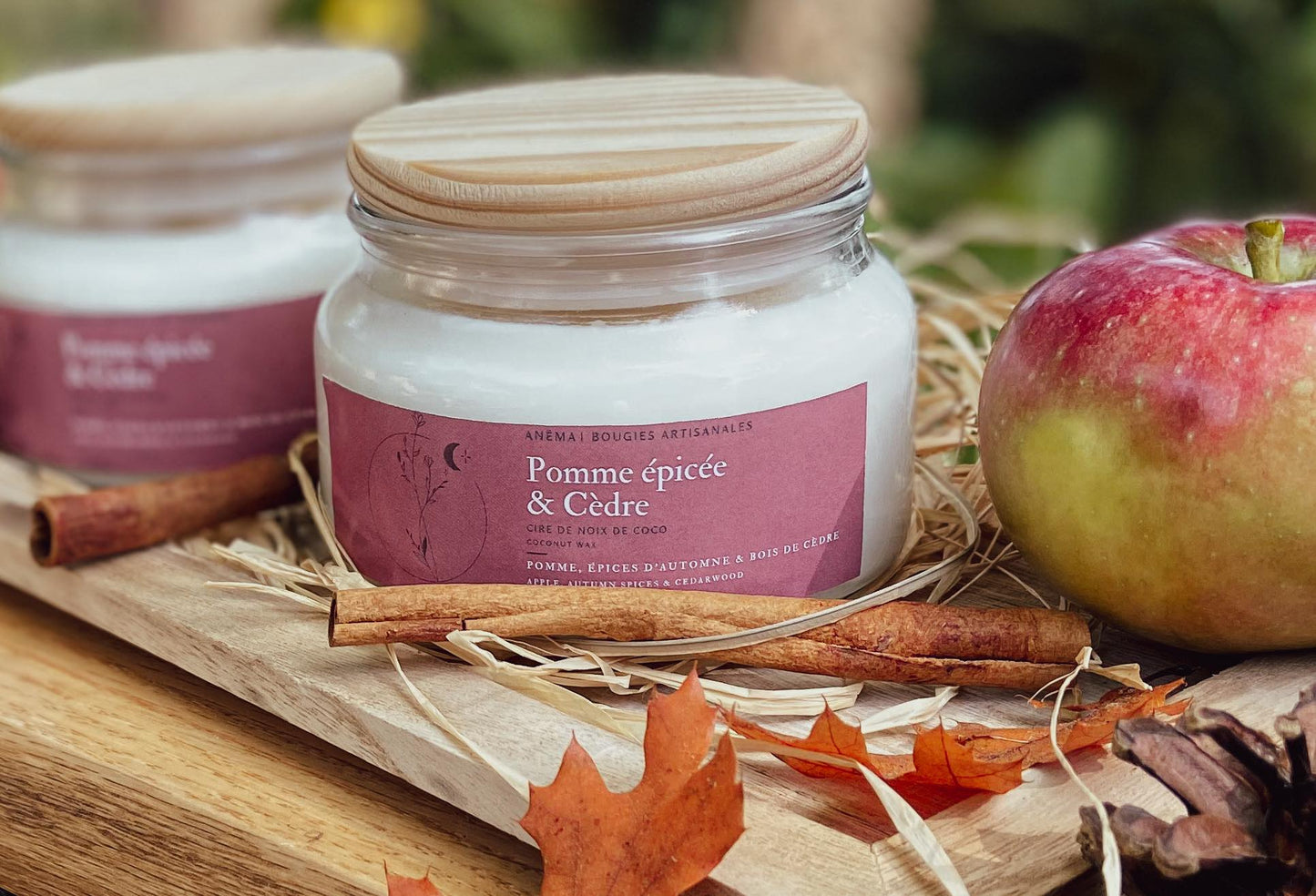 Bougie pomme épicée & cèdre