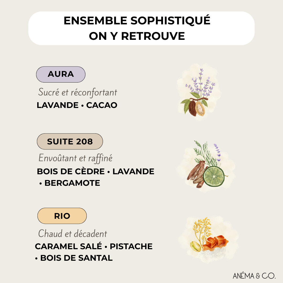 Ensembles - Cubes de cire