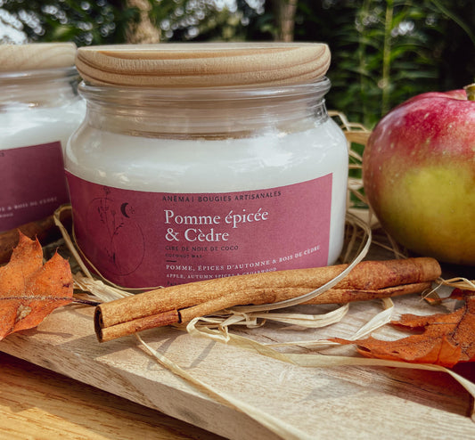 Bougie pomme épicée & cèdre